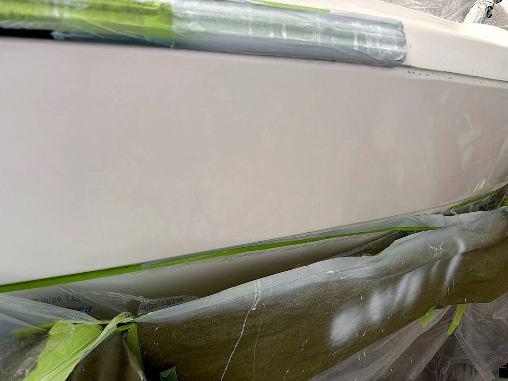 Photo from this job: Hull damage from an impact