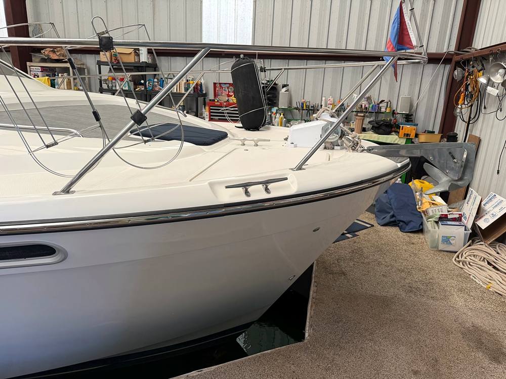 Photo from this job: Hull damage from an impact